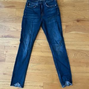 Rag & Bone high rise ankle skinny